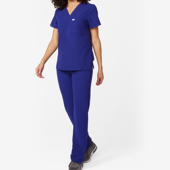Figs Pants & Jumpsuits Figs Deep Royal Blue Livingston Pants In